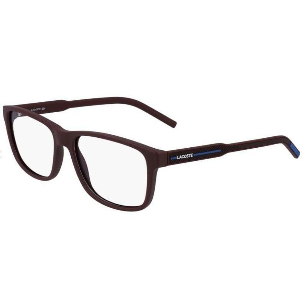 NEW Lacoste L2866 604 Matte Burgundy Eyeglasses 56mm with Lacoste Case
